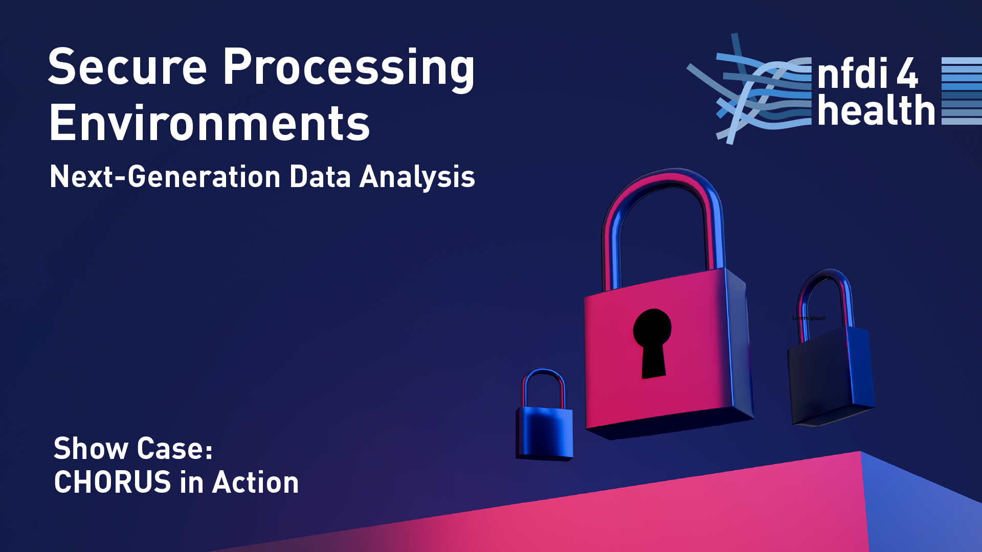 NFDI4Health Webinar: CHORUS in Action
