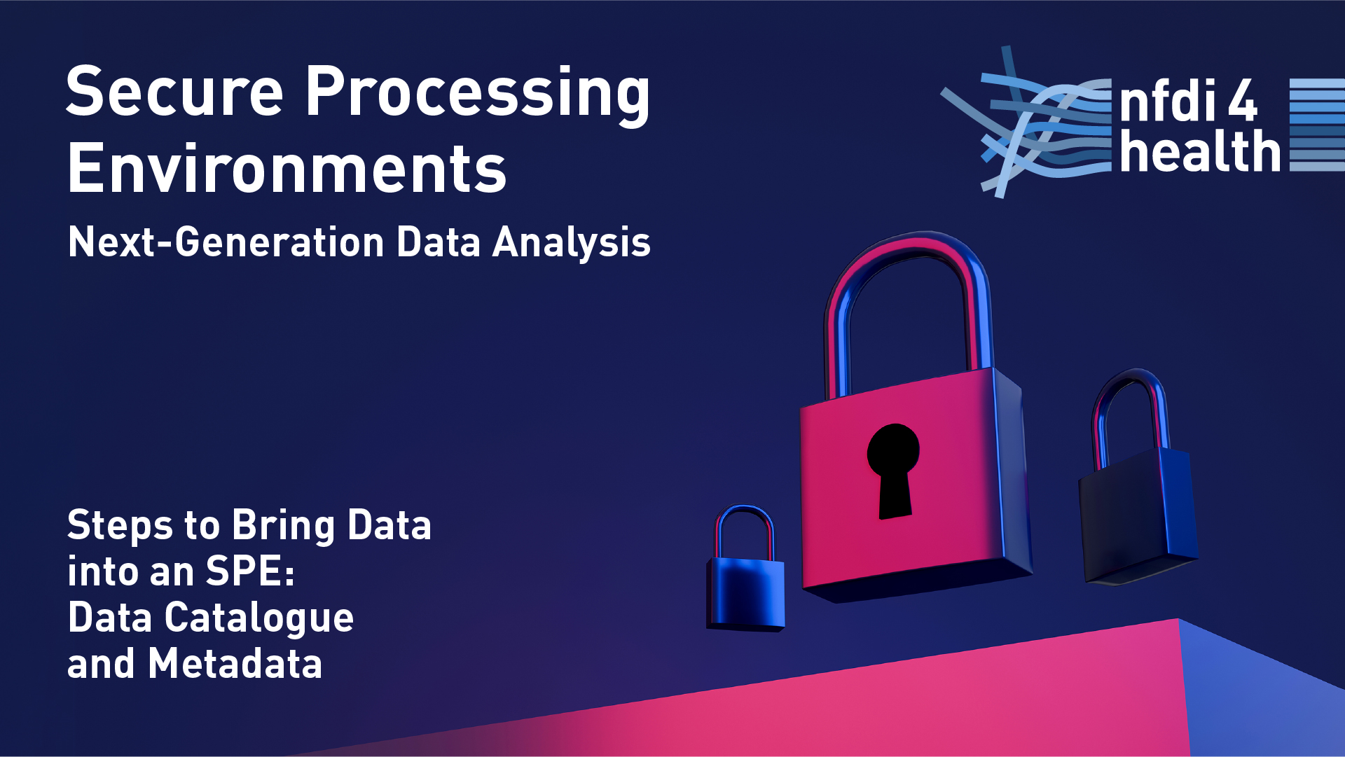 NFDI4Health Webinar: Steps to Bring Data into an SPE