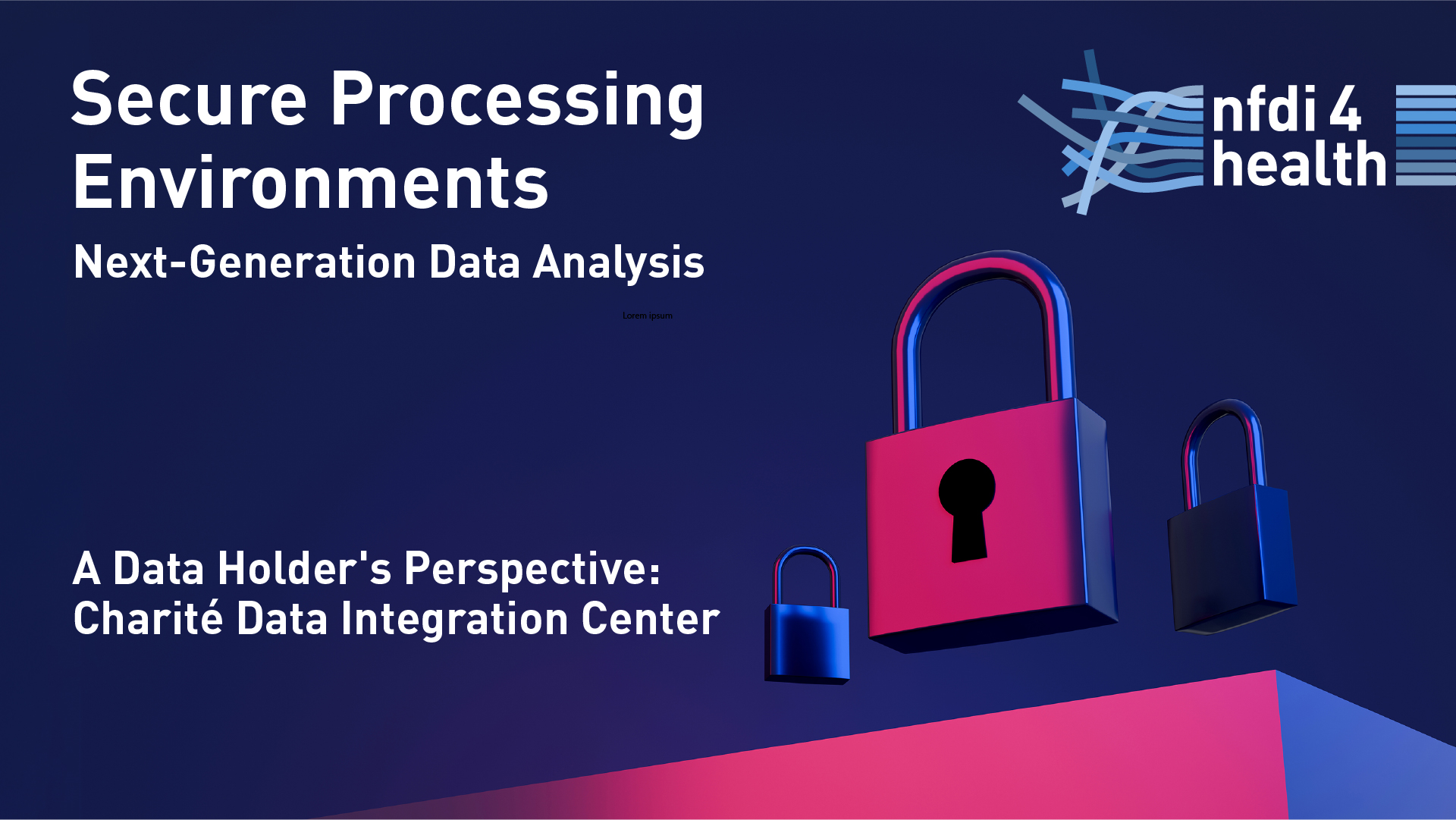 A Data Holder's Perspective: Charité Data Integration Center