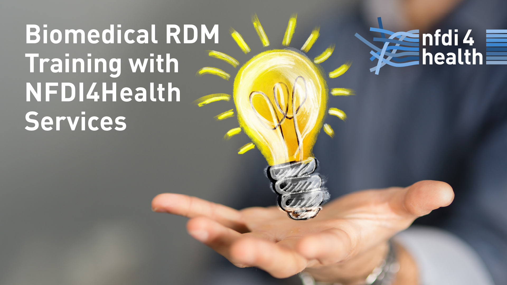Biomedical RDM Training with NFDI4Health Services